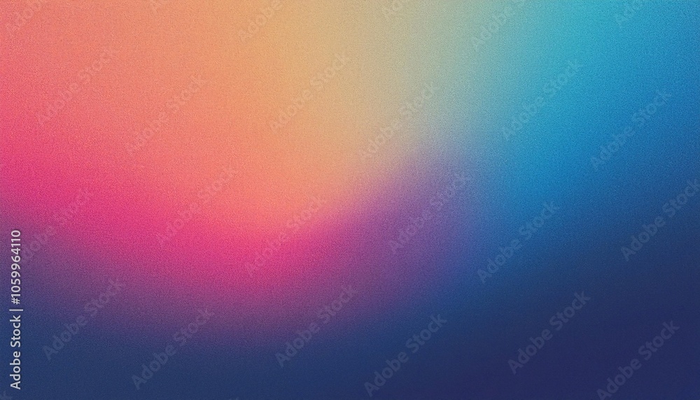 Fototapeta premium Gradient blur background, retro style moving waves E020