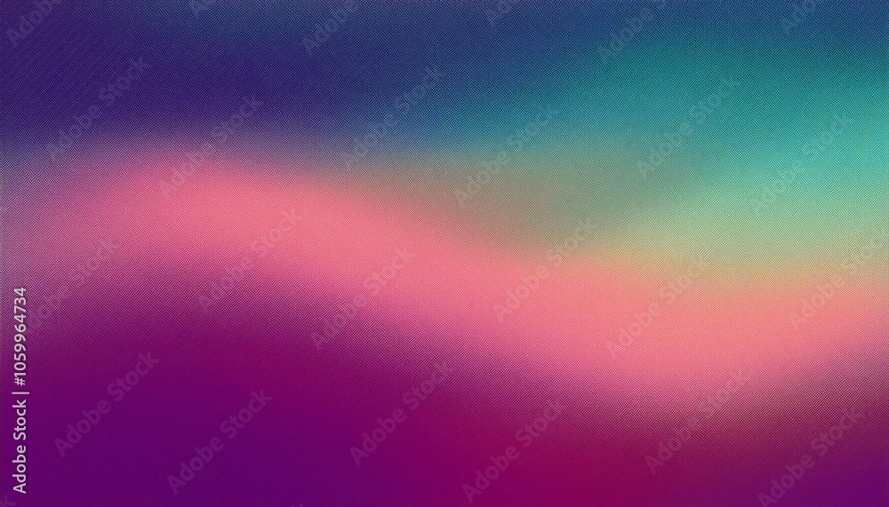 Fototapeta premium Gradient blur background, retro style moving waves E011