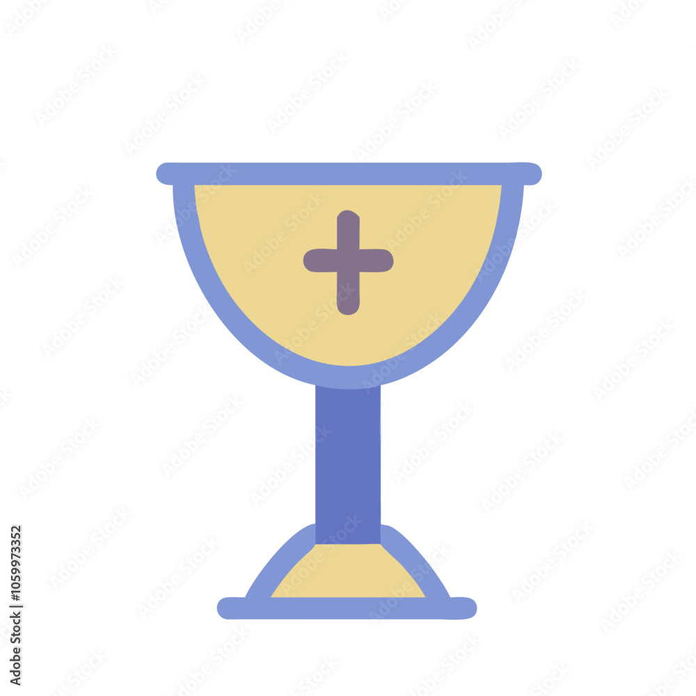 Obraz premium holy chalice icon