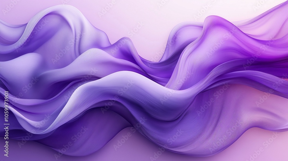 Obraz premium Ethereal Swirling Patterns in Pastel Purple and Pink for Art and Design