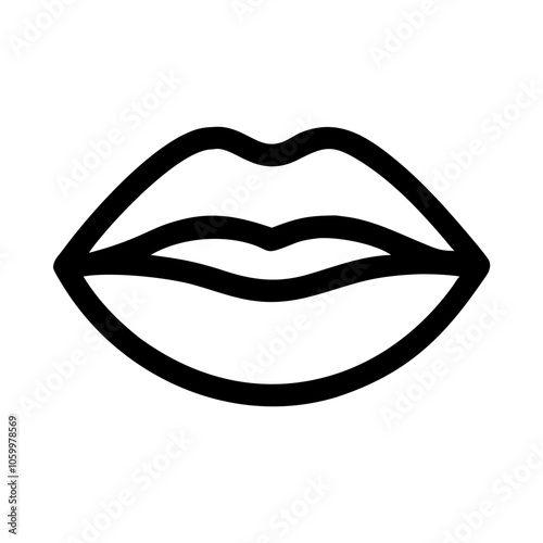 lips icon photo