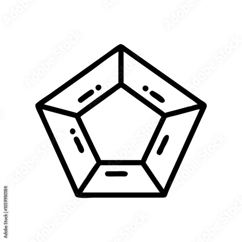 pentagonal icon