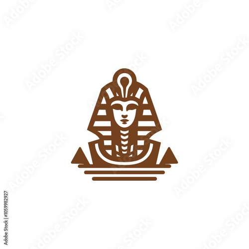 Egypt Osiris God Logo