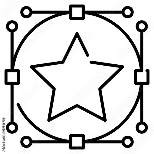 Branding Line Icon minimalist vector illustration ,simple transparent graphic element .Isolated on white background