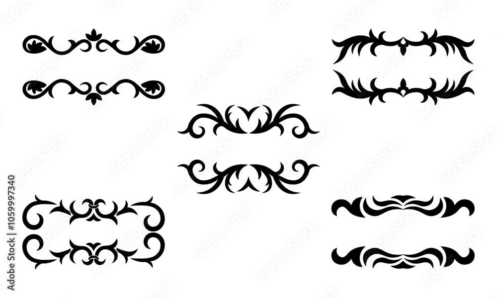 Obraz premium Hand drawn frames and banners