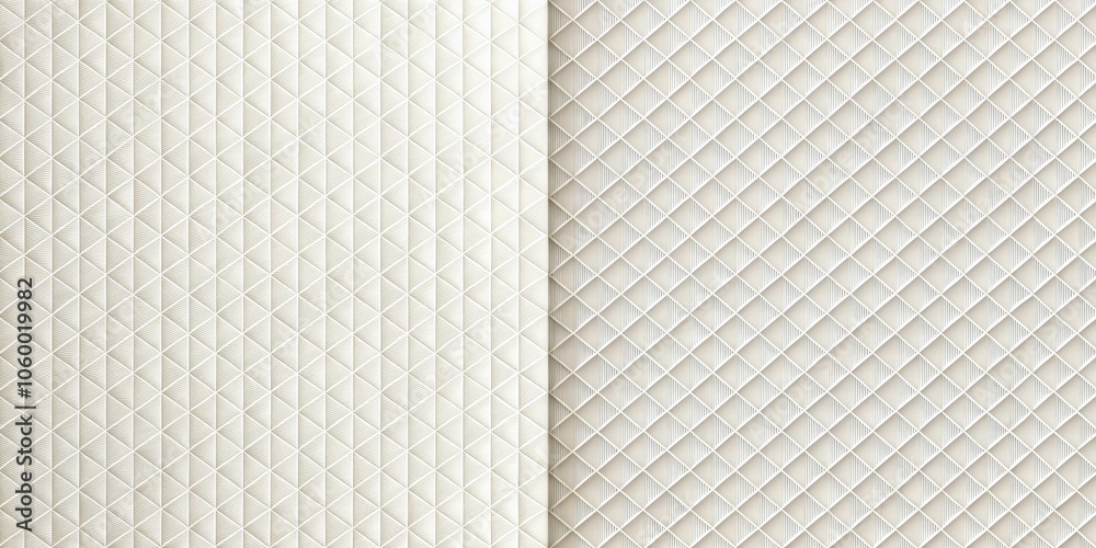 Fototapeta premium White Paper Texture with Abstract Grid Pattern for Backgrounds, Design Projects, and Creative Uses - High-Quality Stock Image