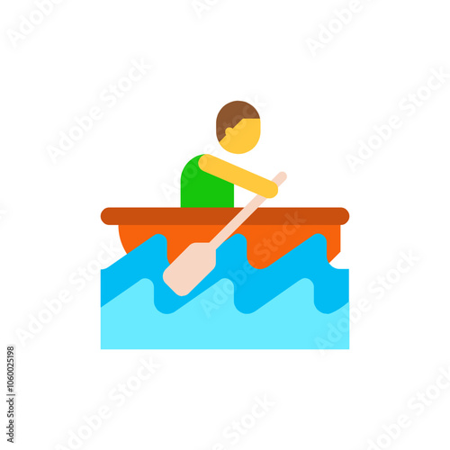 Rowing Boat Icon
