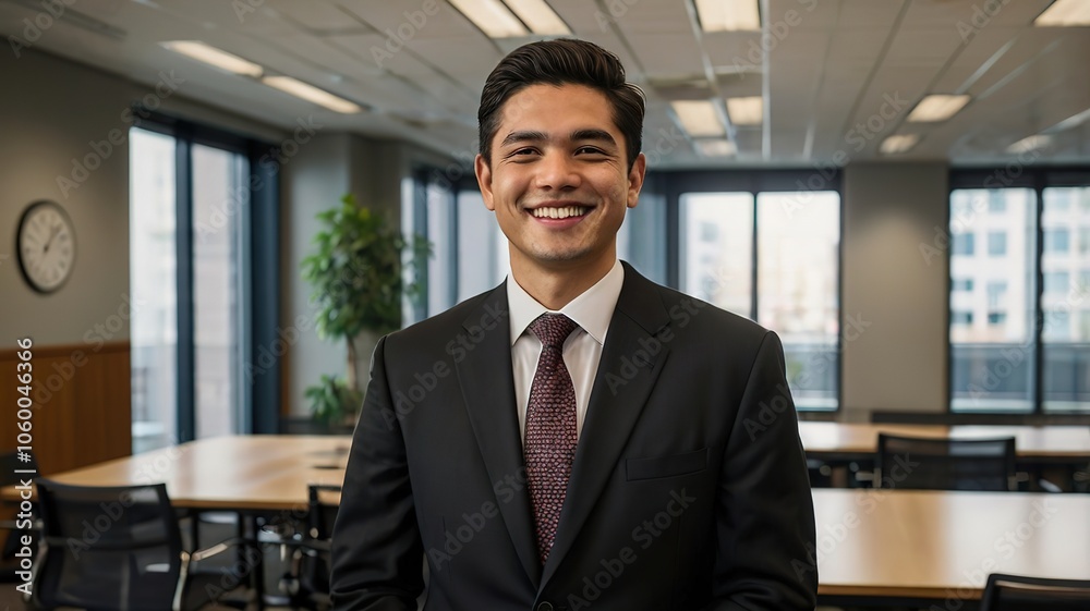 Young businessman in the office. We are looking for talented team leaders: Young businessman in the office. We are looking for talented team leaders: