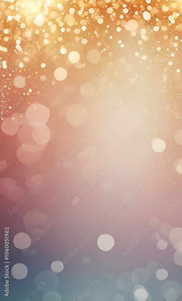 Obraz premium A Soft Gradient Background with Gentle Bokeh Light Effects and Subtle Sparkles