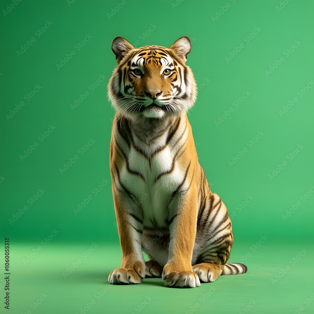 Obraz premium tigers and white tigers with various creative themes, atmospheres, and perspectives