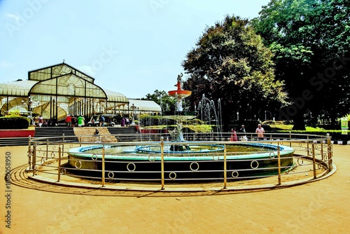 Glass House, Lalbagh Botanical Garden, Bangalore, Bengaluru, Karnataka, India, Asia photo