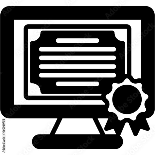 Online Certificate Icon