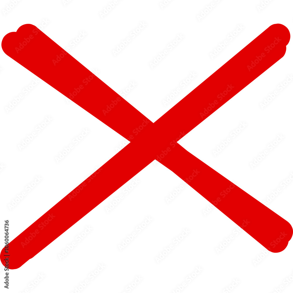 Obraz premium Cross Abstract Shape