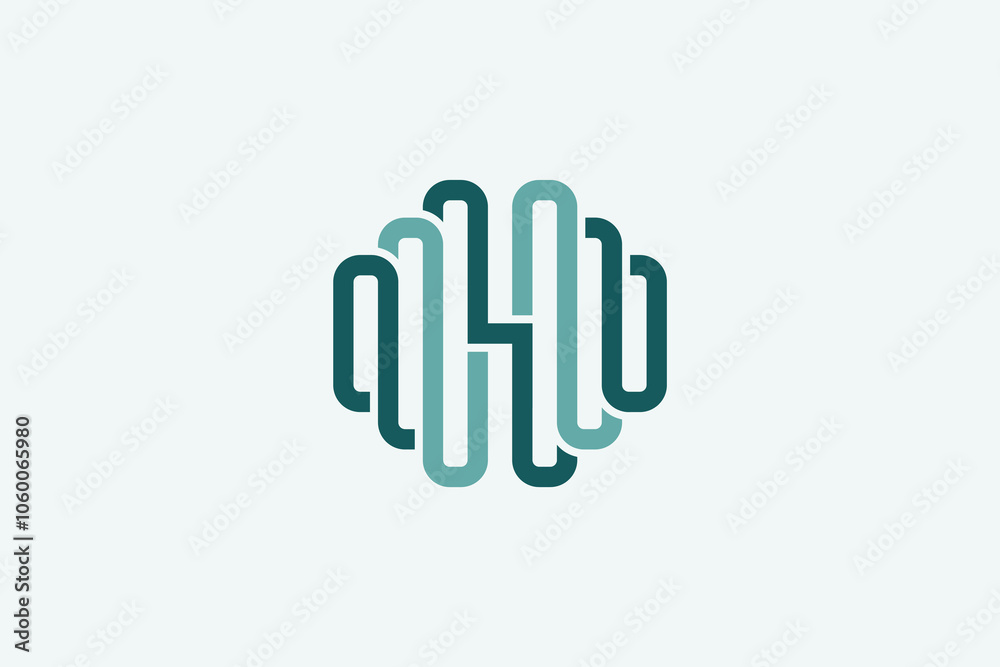 Obraz premium vector h letter logo vector design template