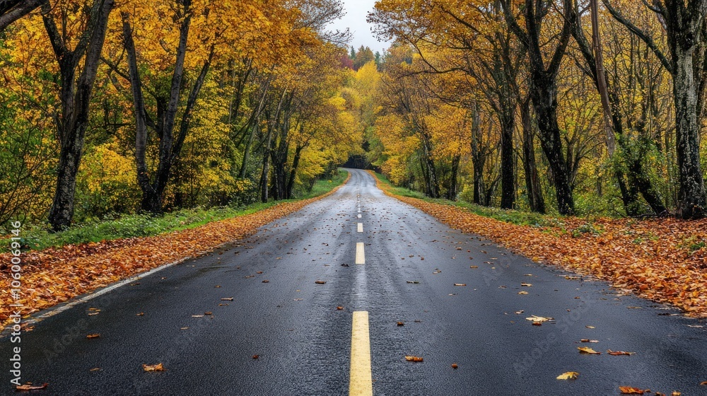 Fototapeta premium Autumn Road