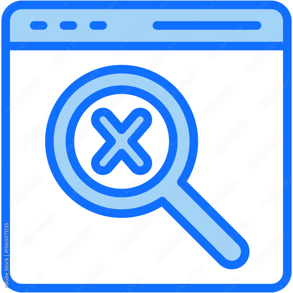 Fototapeta premium Not Found Icon