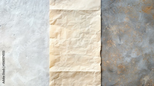 Explore the charm of vintage torn posters, showcasing grunge textures and creased paper for unique collage backgrounds.