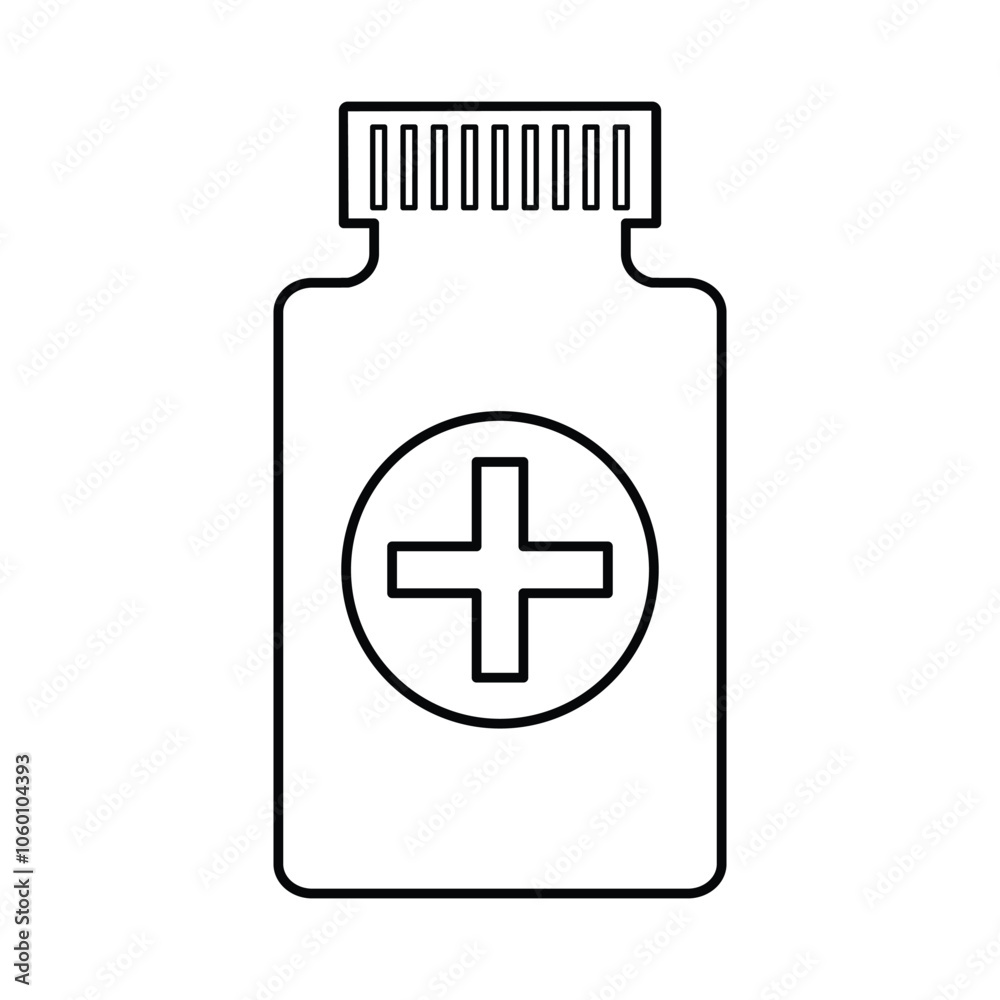 Fototapeta premium Drugs, Medicine Icon In Outline Style