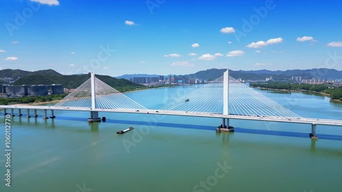 Fuyang Bridge, Fuyang District, Hangzhou City, China photo