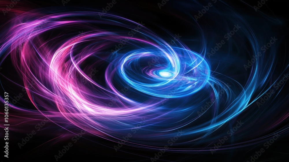 Obraz premium Abstract Swirling Light