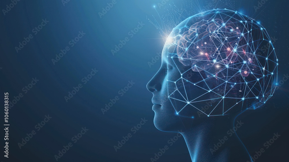 Obraz premium Digital Brain Concept