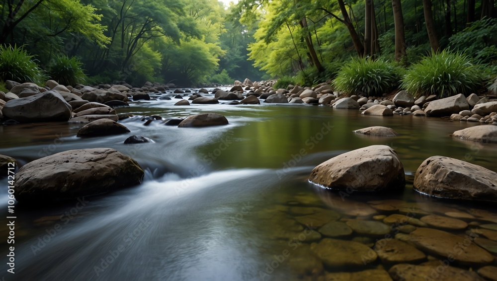Fototapeta premium waterfall in the forest