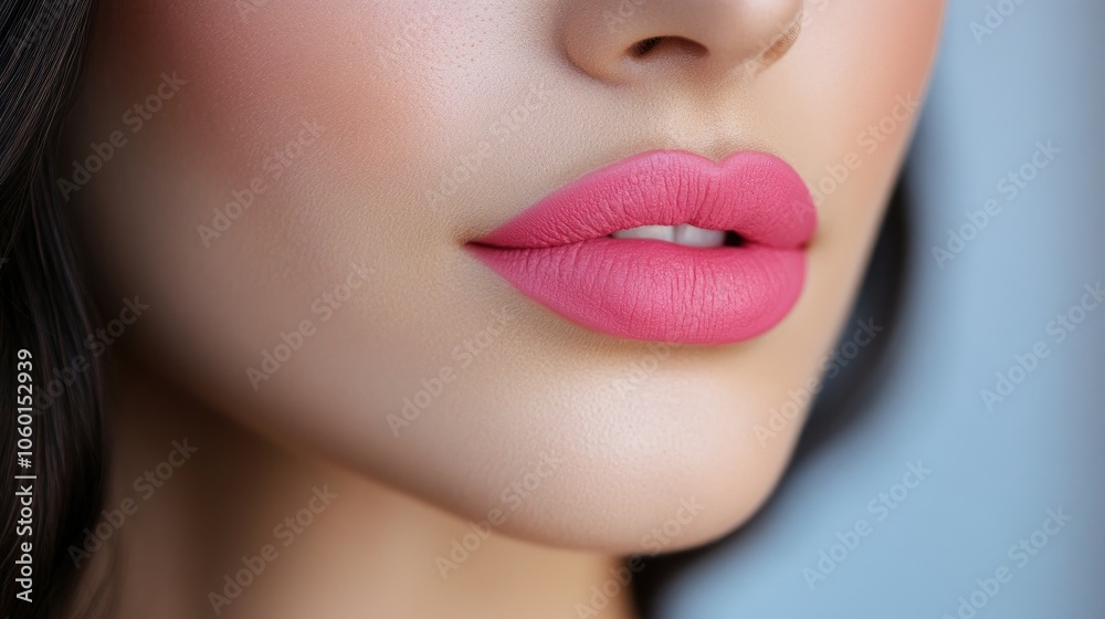 Fototapeta premium elegant Pink lipstick 