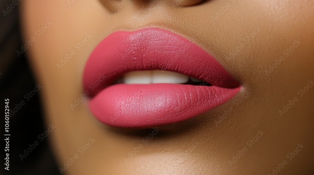 Naklejka premium elegant Pink lipstick 