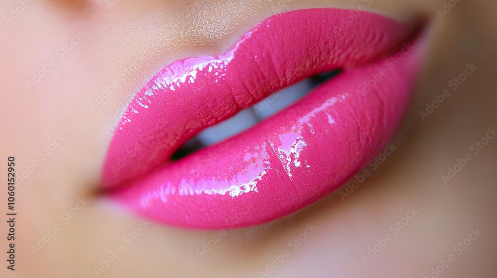 Fototapeta premium elegant Pink lipstick 