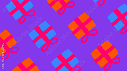 seamless geometric pattern with shapes