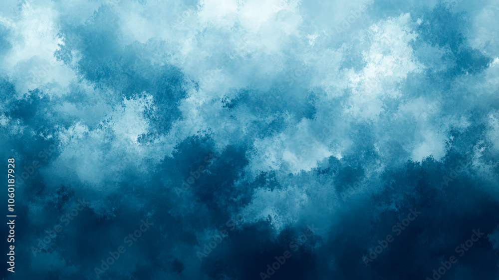 Mystical weather background with twilight blue and cerulean shades. Rolling thunderclouds with luminous highlights. Celestial fog texture with dimensional layers. Ethereal skyscape concept Mystical weather background with twilight blue and cerulean shades. Rolling thunderclouds with luminous highlights. Celestial fog texture with dimensional layers. Ethereal skyscape concept