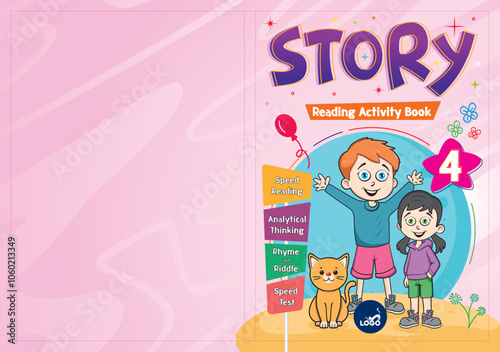 Cover design adapted for educational and storybook.