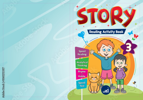 Cover design adapted for educational and storybook.