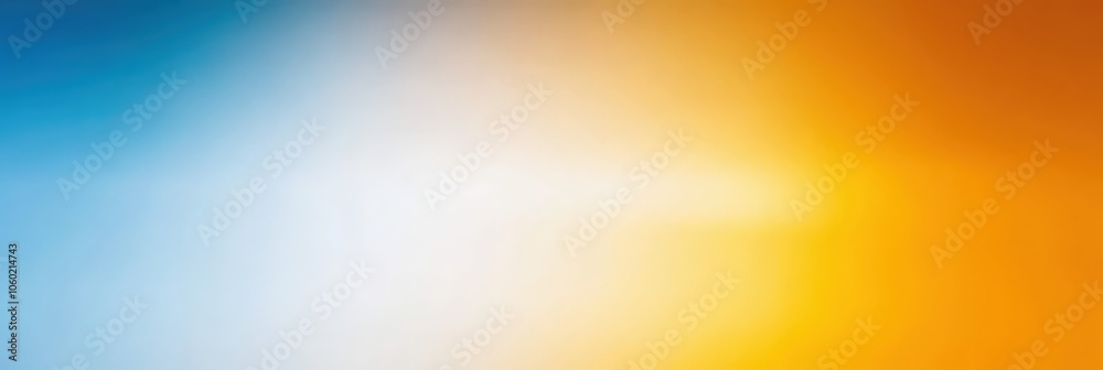 Obraz premium Blended Gradient Background in Blue and Yellow Tones