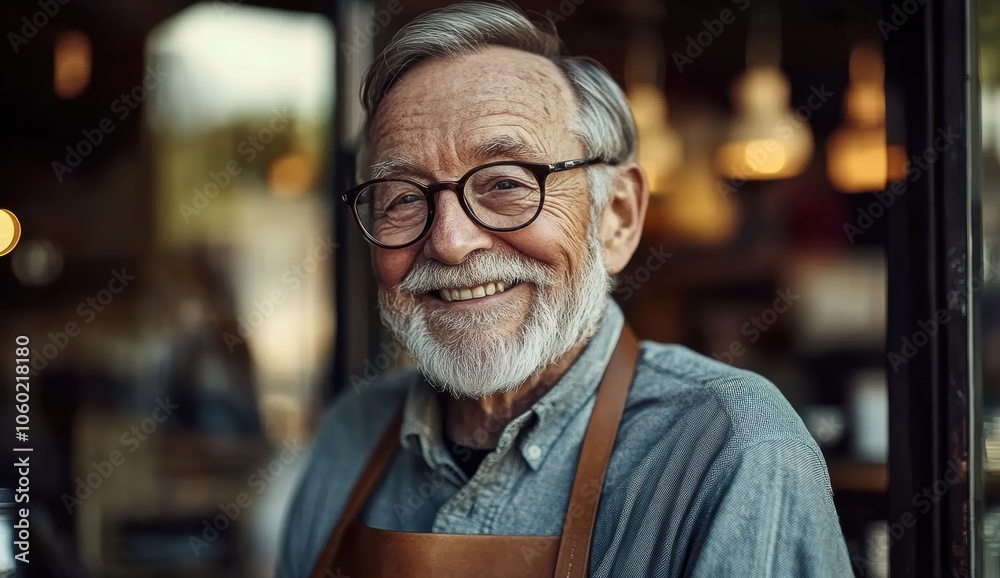 Smiling Senior Man. Smiling Senior Man.