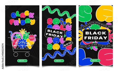 Black Friday Social Media Post Template Collection