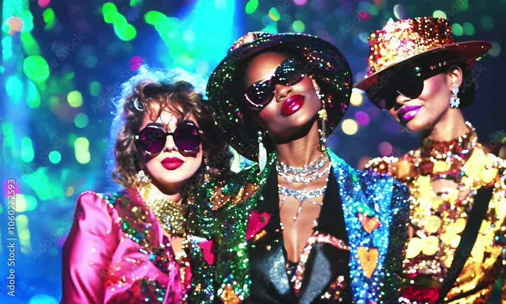 Woman dancing in nightclub. Disco retro vibes Woman dancing in nightclub. Disco retro vibes