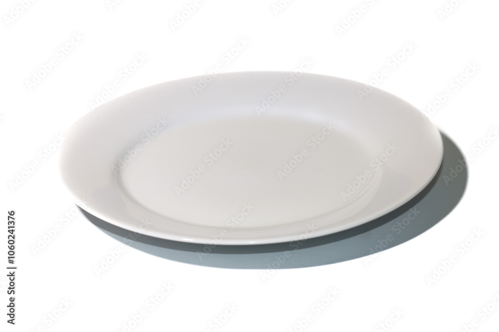 white plate isolated on white white plate isolated on white