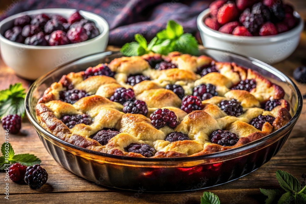 Delicious Blackberry Cobbler Isolated on Transparent Background - Perfect for Dessert Recipes, Food Blogs, and Culinary Presentations Delicious Blackberry Cobbler Isolated on Transparent Background - Perfect for Dessert Recipes, Food Blogs, and Culinary Presentations