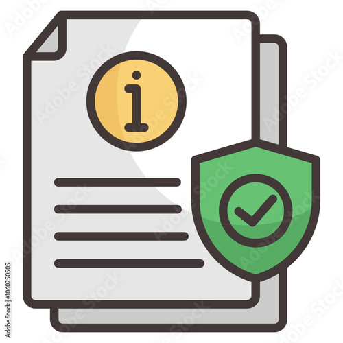 Data Privacy  Icon Element For Design