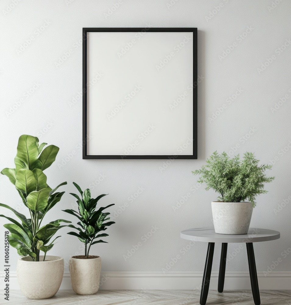 Minimalist Interior Mockup. Minimalist Interior Mockup.