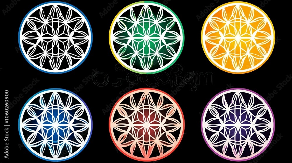 Cosmic Energy Wheel with Rainbow Colors Cosmic Energy Wheel with Rainbow Colors