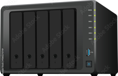 Network Attached Storage Devices illustration or NAS