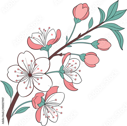 Embroidery seamless pattern with beautiful flowers. Handmade floral ornament on dark background. Embroidery for fashion products. Elegant tiled design, best for print fabric or paper and more.