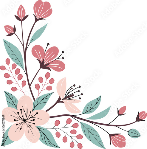 Embroidery seamless pattern with beautiful flowers. Handmade floral ornament on dark background. Embroidery for fashion products. Elegant tiled design, best for print fabric or paper and more.