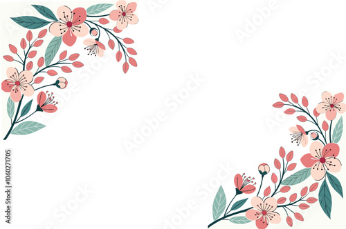 Embroidery seamless pattern with beautiful flowers. Handmade floral ornament on dark background. Embroidery for fashion products. Elegant tiled design, best for print fabric or paper and more.