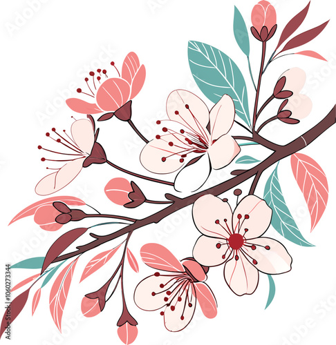 Embroidery seamless pattern with beautiful flowers. Handmade floral ornament on dark background. Embroidery for fashion products. Elegant tiled design, best for print fabric or paper and more.