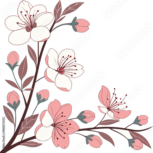 Embroidery seamless pattern with beautiful flowers. Handmade floral ornament on dark background. Embroidery for fashion products. Elegant tiled design, best for print fabric or paper and more.