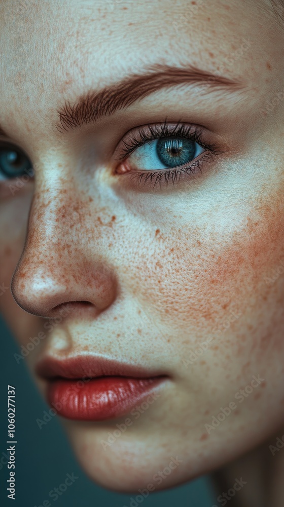 Authentic Expression: Young Woman in Thoughtful Pose Authentic Expression: Young Woman in Thoughtful Pose