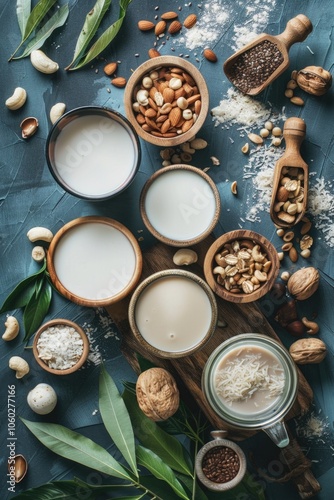 Healthy ingredients on table